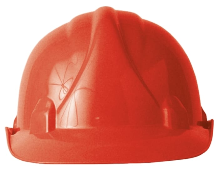 RS PRO Red Helmet & Hard Hat, Adjustable