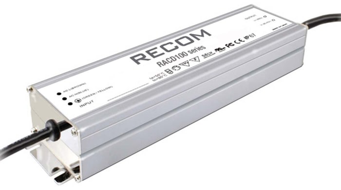 Recom, 48V Output, 100W Output, 0 → 2.1A Output, Constant Current / Constant Voltage