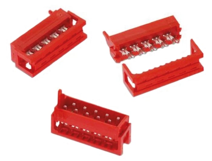 Wurth Elektronik 4-Way IDC Connector Plug for Cable Mount, 2-Row