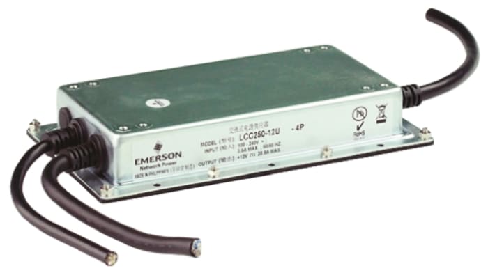 Artesyn Switching Power Supply, LCC250-24U-7PE, 24V dc, 10.4A, 250W, 1 Output, 90 → 264V ac Input Voltage