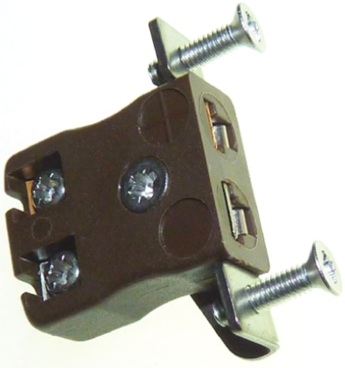 Conector hembra RS PRO para Termopar tipo T de color Marrón