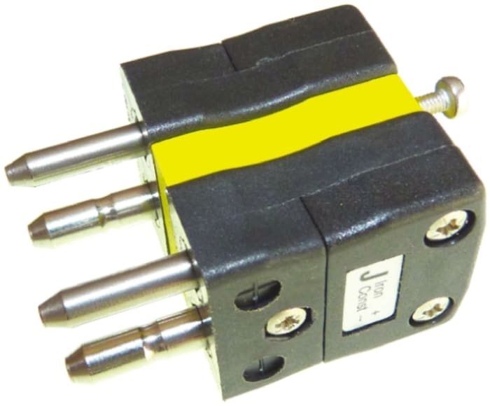 RS PRO JIS Duplex Thermocouple Plug Connector for use with Type J Thermocouple Type J, Standard