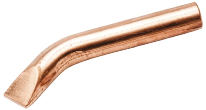 Punta de soldadura tipo Curvado RS PRO, serie KB-Series, punta de 19 mm, para usar con Soldadores serie KB