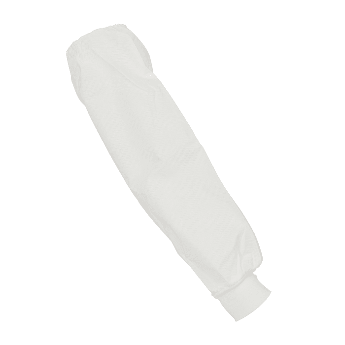3M White Disposable Laminate Arm Protector for Liquid Splash Protection Use, 16in Length, One size