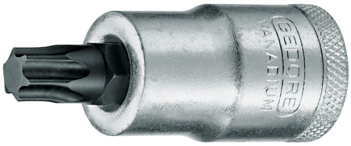 Gedore Torx Screwdriver Bit, T25 Tip, 55 mm Overall