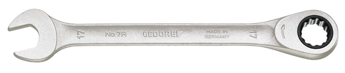 Gedore Combination Ratchet Spanner, 12mm, Metric, Double Ended, 170 mm Overall