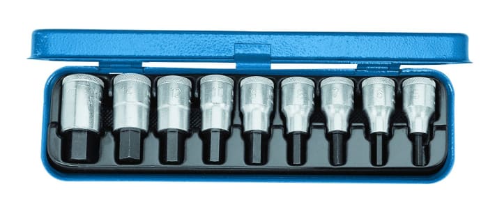 Jeu de douilles Gedore 1/2" Carré 9 pièces