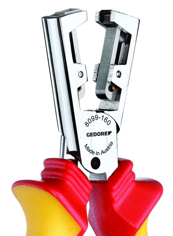 Gedore VDE 8099-160 VDE STRIP-FIX draadstripper met dompelisolatie 160mm