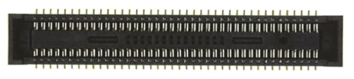 Hirose DF40 Series Straight Surface Mount PCB Socket, 80-Contact, 2-Row, 0.4mm Pitch, Solder Termination