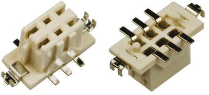 Hirose DF11 Series Straight Surface Mount PCB Socket, 26-Contact, 2-Row, 2mm Pitch, Solder Termination
