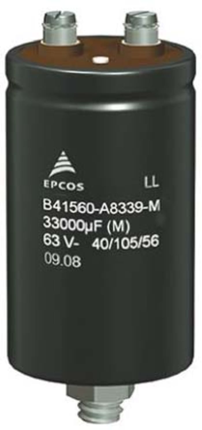 B41560a8100m000 Epcos Epcos 01f Electrolytic Capacitor 63v Dc Screw