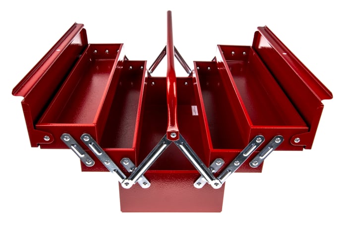 RS PRO | RS PRO Metal Tool Box, 450 x 215 x 450mm | 773-9367 | RS