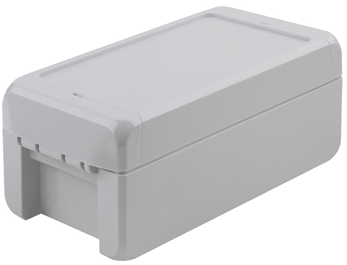 Bopla Bocube Series Light Grey ABS Enclosure, IP66, IP68, Light Grey Lid, 151 x 80 x 60mm
