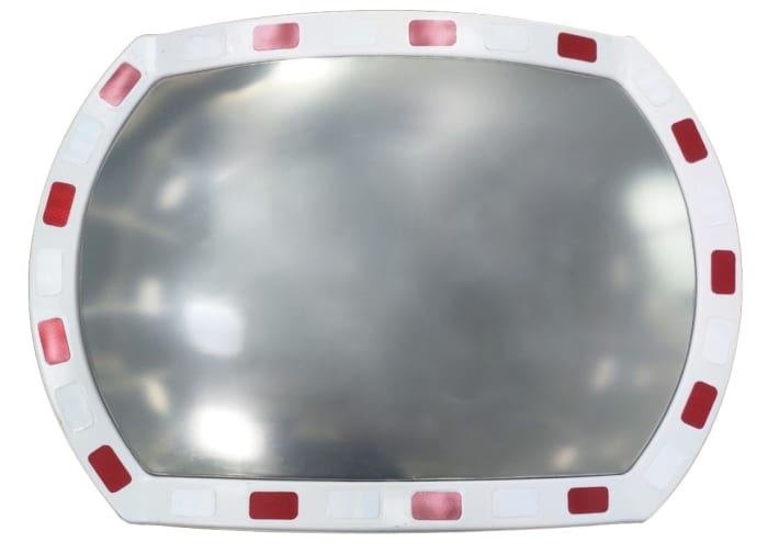 Miroir convexe RS PRO Rectangulaire, pour Intérieur / extérieur 600mm x 400 mm