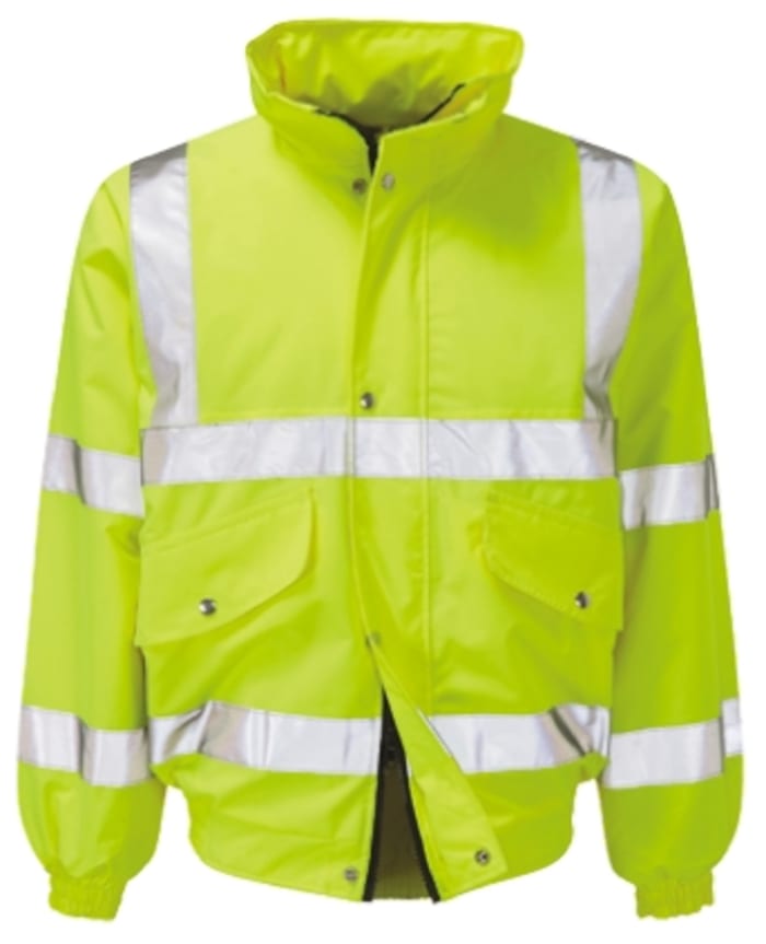 Chaqueta Unisex, L, Amarillo, Transpirable, impermeable