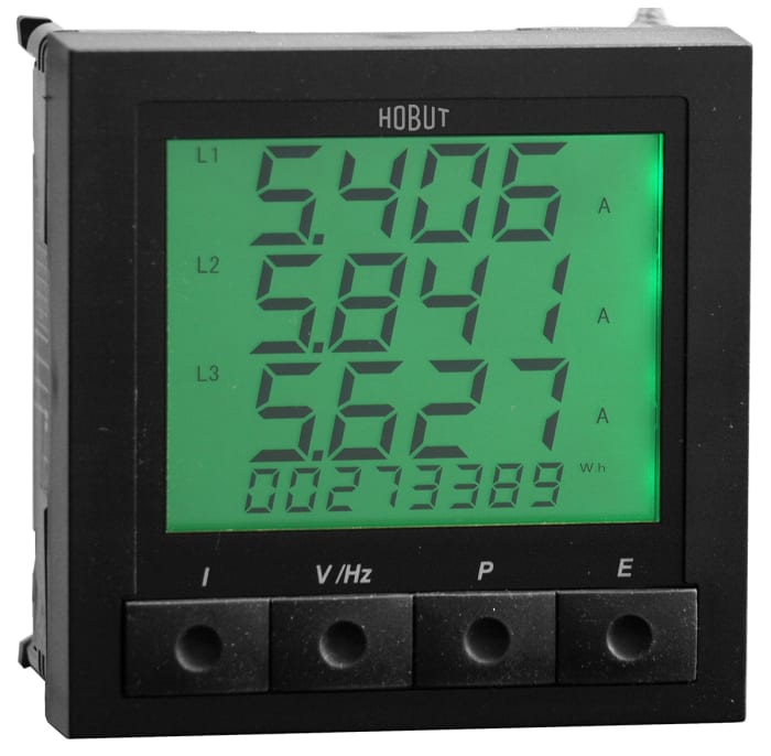 HOBUT M850 LCD Digital Panel Multi-Function Meter, 96mm x 96mm