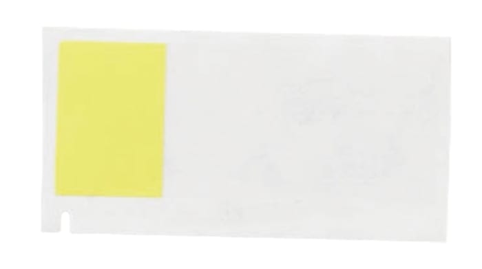 Black/Yellow Self-Laminating Vinyl Label