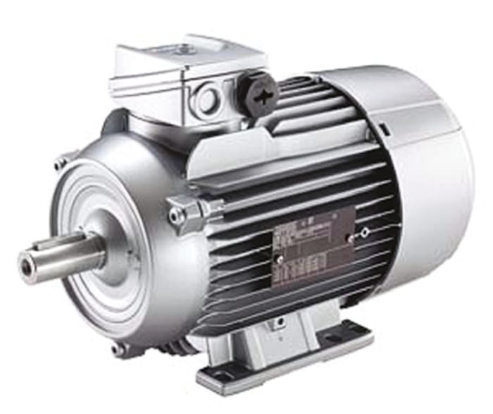 Siemens 1LE1 Reversible Induction AC Motor, 0.75 kW, IE2, 3 Phase, 2 Pole, 230 V, 400 V, Foot Mount Mounting