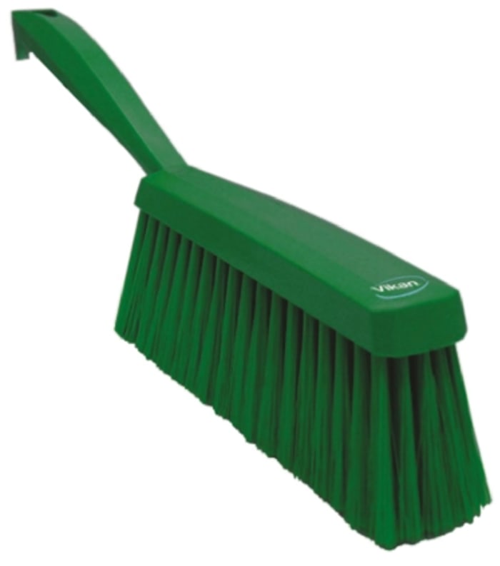 Vikan Green Hand Brush, Polyethylene Terephthalate bristle material
