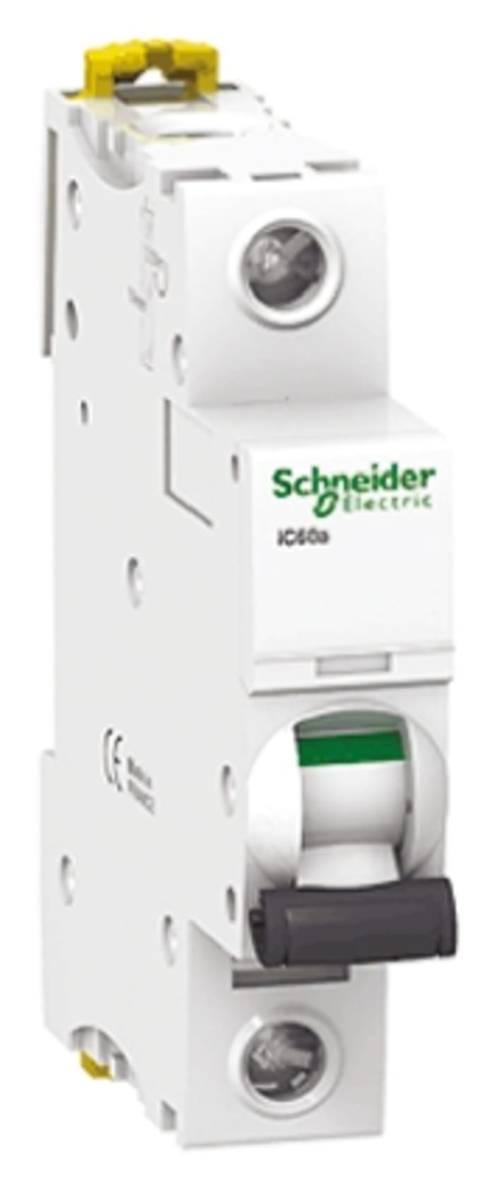 Schneider Electric Acti 9 iC60N MCB, 1P, 1A Curve C, 240V AC, 72V DC, 10 kA Breaking Capacity