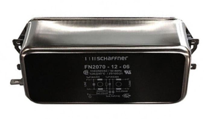 Schaffner FN2070 EMV-Filter – 250 V AC/DC, 3 A, G Produktbild-Vorschau 2