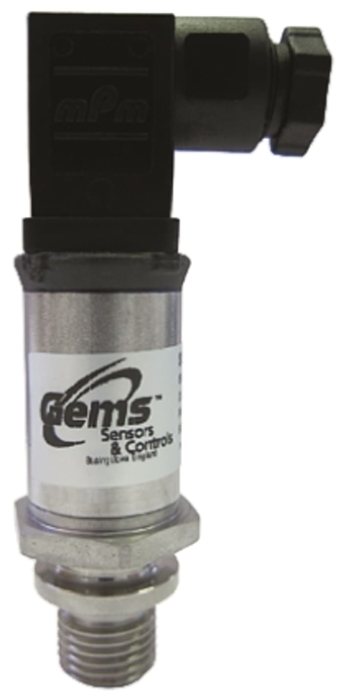 Gems Sensors Pressure Sensor, 0bar Min, 4bar Max, Analogue Output, Absolute Reading