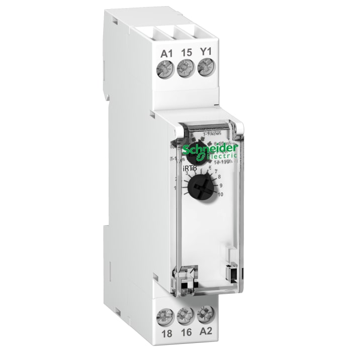 Schneider Electric IRTB Series DIN Rail Mount Timer Relay, SPDT