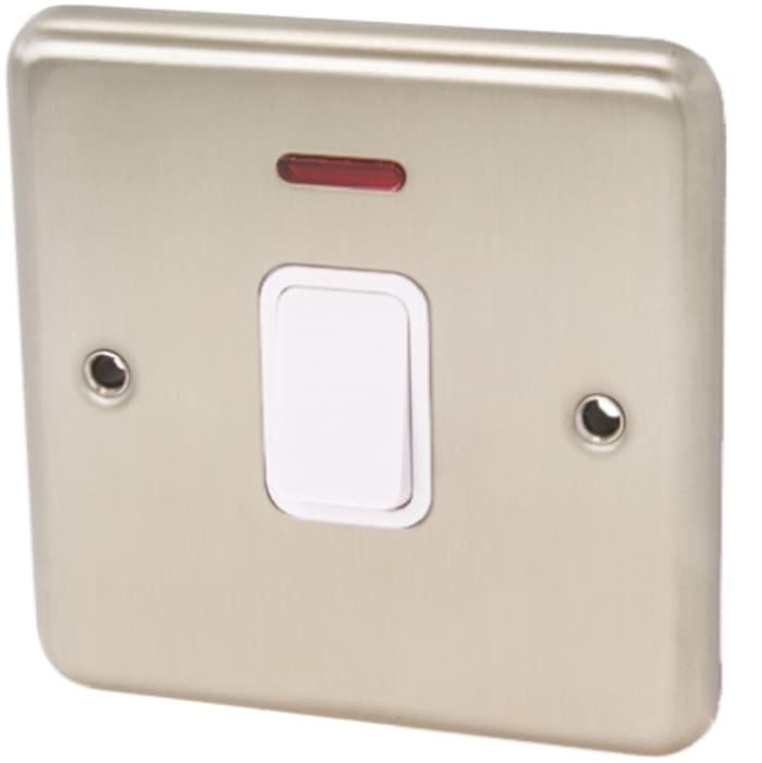 Deta Silver, 1 Way, 1 Gang, Decorative