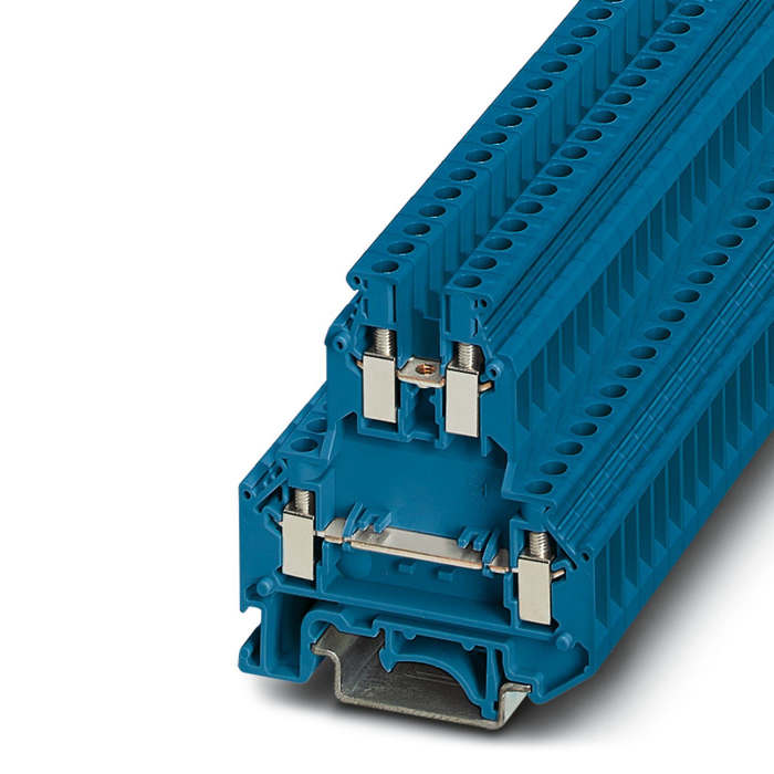 Phoenix Contact 2774091 UKK 5 BU Series Blue, Double-Level, Screw Termination