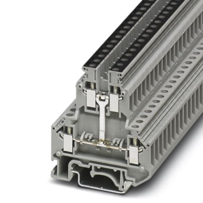 Phoenix Contact 2791388 UKK 5-PV Series Grey, Double-Level, Screw Termination