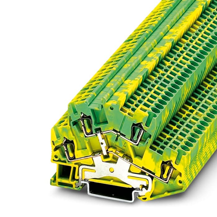 TB,Spring-cage,Width:5.2mm,green-yellow