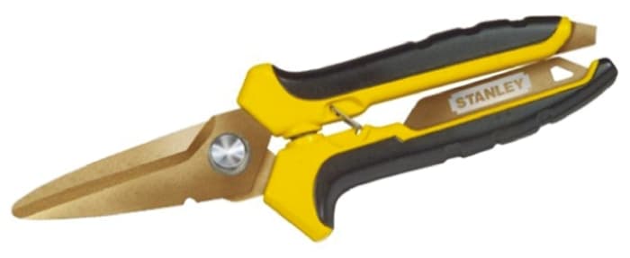 Cisaille de ferblantier Stanley, Long. 312 mm, Type Droit pour Cuivre, fer, plomb, acier doux