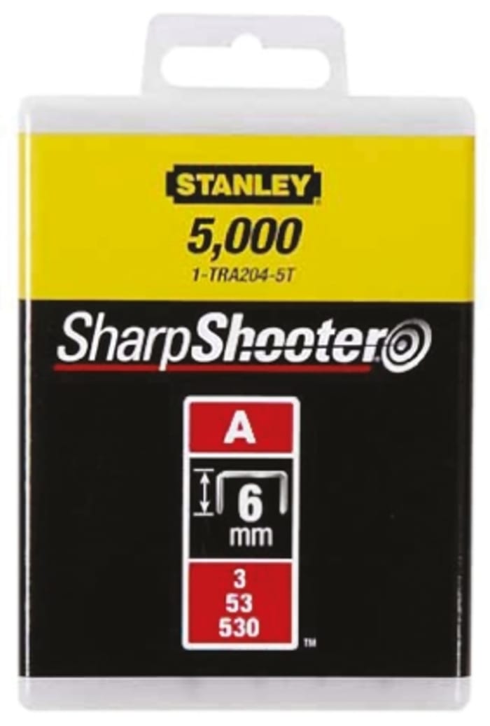 Stanley 6mm Staples 5000 Per pack
