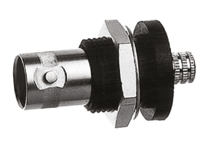 Telegartner, Jack Panel Mount BNC Connector, 75Ω, Clamp, Crimp Termination, Straight Body
