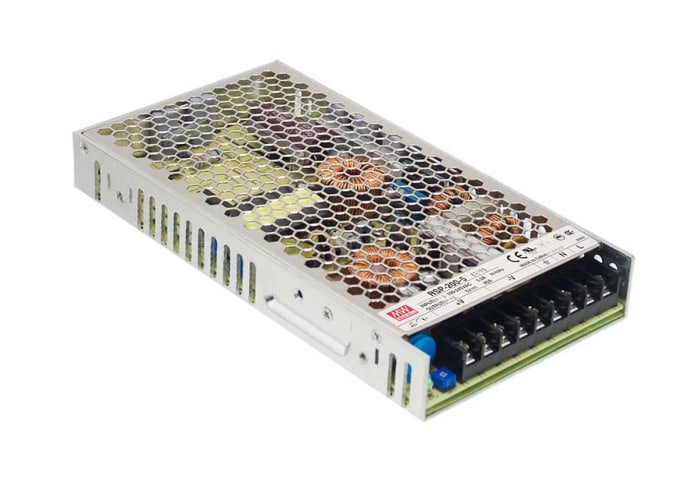MEAN WELL Switching Power Supply, RSP-200-7.5, 7.5V dc, 26.7A, 200W, 1 Output, 124 → 370 V dc, 88 → 264 V