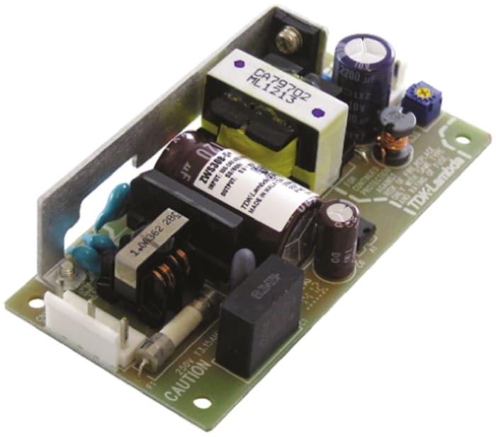 TDK-Lambda Switching Power Supply, ZWS30B-15, 15V dc, 2A, 30W, 1 Output, 120 → 370 V dc, 85 → 265 V ac