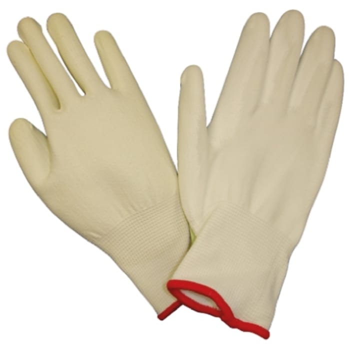 Gants réutilisables RS PRO taille 9, L, Manutention générale, 10, Blanc