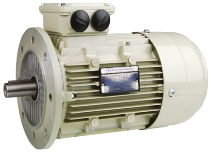 Moteur AC TECO Westinghouse, série ALAA IE2, 4P, 415 x 220 x 250 mm, 4 kW 400 V, 460 V, 690 V montage sur platine