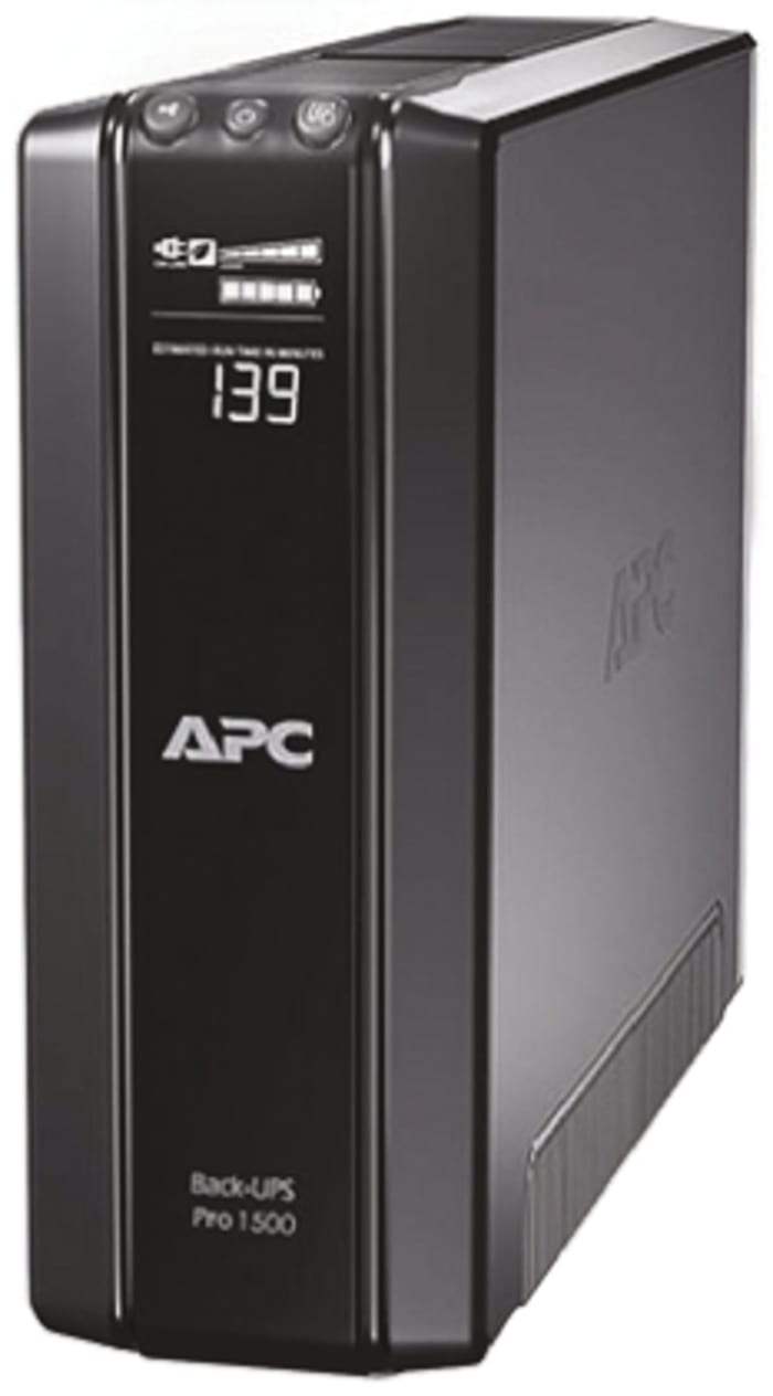 Fuente de alimentación ininterrumpida Power-Saving Back-UPS Pro, 1500VA, 865W, 230V, 12 salidas, montaje independiente,