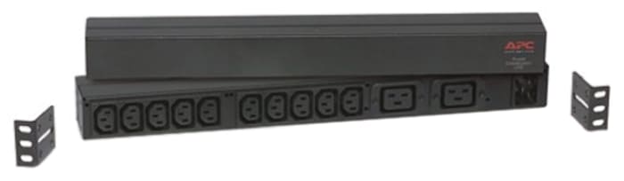 APC IEC C13, IEC C19 2, 10 Gang Power Distribution Unit, 2.5m Cable, 16A, 120 → 240 V