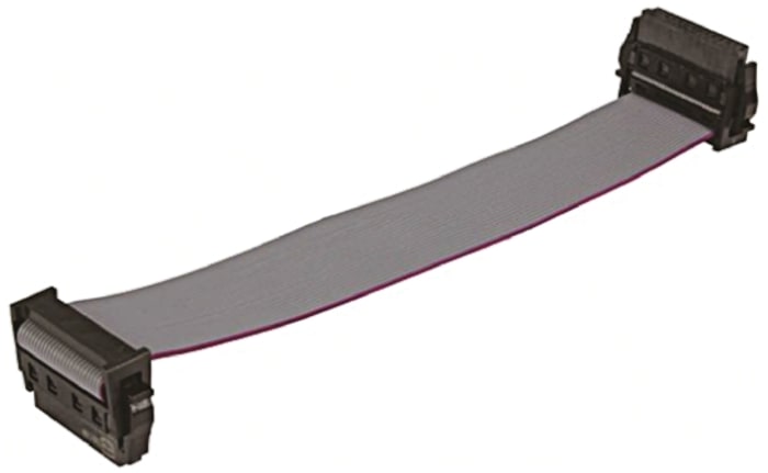 HARTING Har-Flex Series Flat Ribbon Cable, 26-Way, 0.635mm Pitch, 500mm Length, Har-Flex IDC to Har-Flex IDC