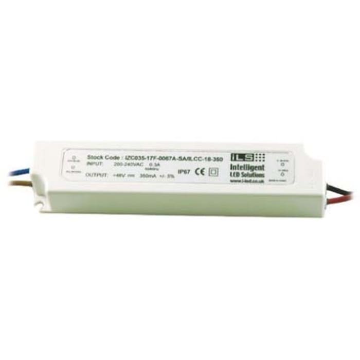 ILS LED Driver, 6 → 48V Output, 18W Output, 350mA Output, Constant Current