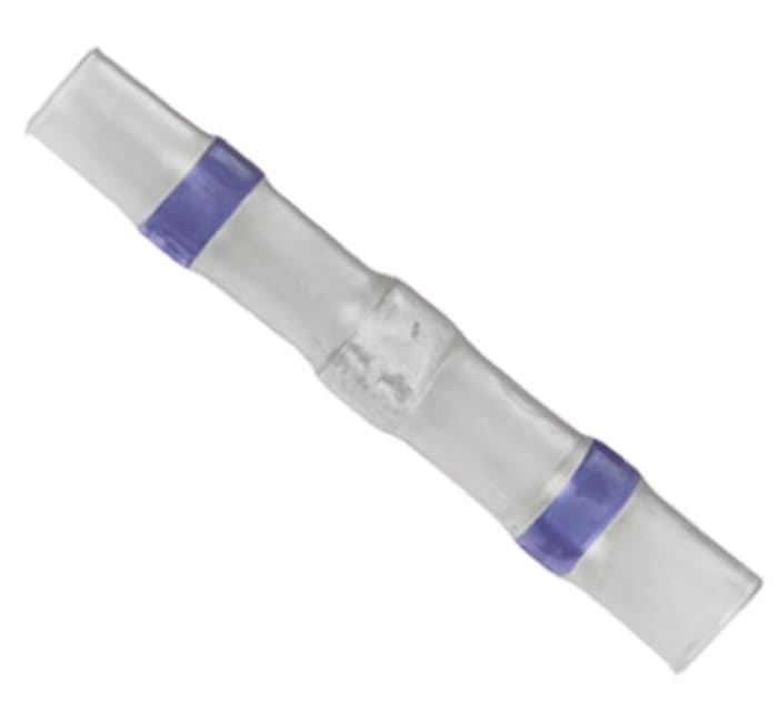 TE Connectivity Blue Polyolefin Solder Sleeve 42mm Length Maximum of 4.5mm Cable Diameter
