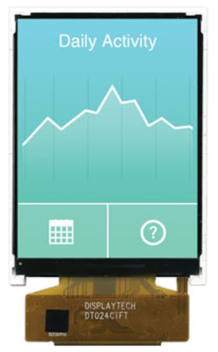 Displaytech DT024CTFT TFT LCD Colour Display, 2.4in QVGA, 240 x 320pixels