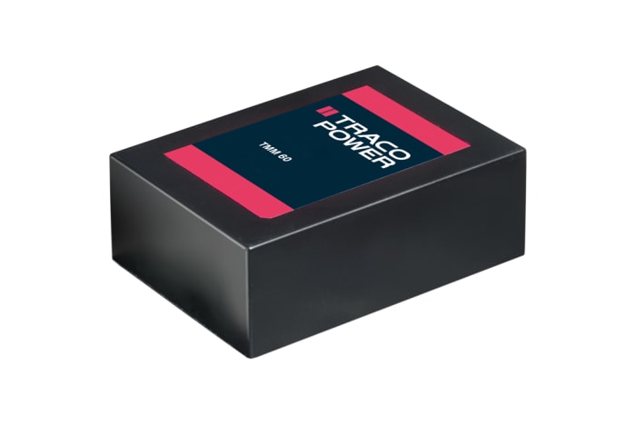 TRACOPOWER Embedded Switch Mode Power Supply (SMPS), TMM 60112, 12V dc, 5A, 60W, 1 Output, 85 → 264V ac Input