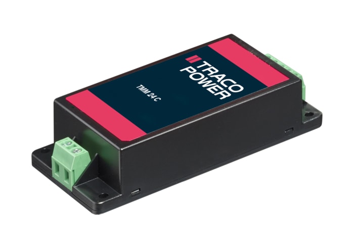 TRACOPOWER Switching Power Supply, TMM 24212C, ±12V dc, ±1A, 24W, 1 Output, 85 → 264V ac Input Voltage