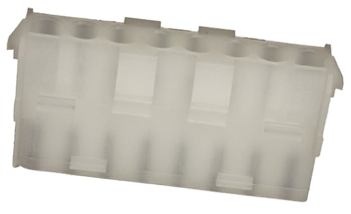 TE Connectivity, Universal MATE-N-LOK Female Connector Housing,  6.35 mm Pitch,  8 Way,  1 Row Straight