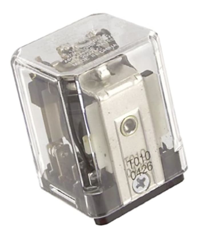 TE Connectivity Plug In Power Relay, 6V dc Coil, 10A Switching Current, 3PDT