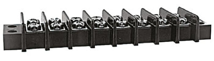 TE Connectivity Barrier Strip, 8 Contact, 11.1mm Pitch, 2 Row, 25A, 300 V