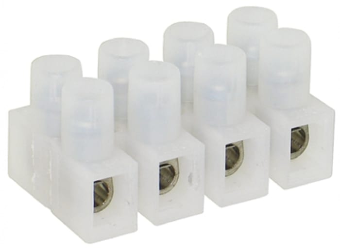TE Connectivity Terminal Strip, 4-Way, 30A, 26 → 12 AWG Wire, Screw Termination